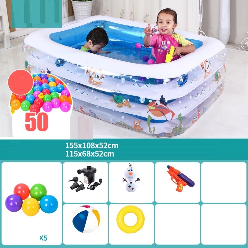 Inflatable Blow Up Baby And Kids Swimming Pool